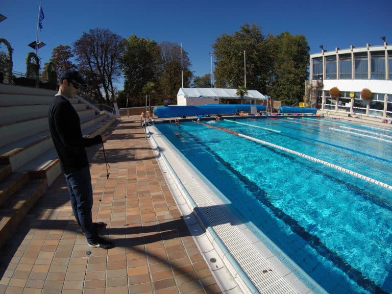 Swim coach